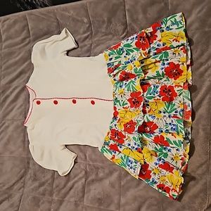 Vintage GeoMetrics Kids Dress